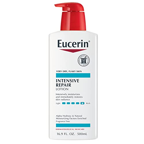 31gO7EDlV3L.jpg Eucerin Intensive Repair Body Lotion, Lotion for Very Dry Skin, 16.9 Fl Oz Pump Bottle - Image 1