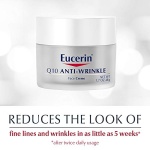 Eucerin Q10 Anti-Wrinkle Face Cream, Unscented Face Cream for Sensitive Skin, 1.7 Oz Jar - Image 8