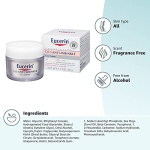 Eucerin Q10 Anti-Wrinkle Face Cream, Unscented Face Cream for Sensitive Skin, 1.7 Oz Jar - Image 3