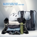 OutdoorMaster Boot Bag POLAR BEAR - 50L Ski Boots and Snowboard Boots Bag, Excellent for Travel with Waterproof Exterior & Bottom - for Men, Women and Youth - Black - Image 6