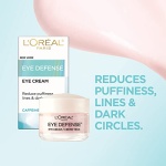 L'Oreal Paris Dermo-Expertise Eye Defense Eye Cream with Caffeine and Hyaluronic Acid 0.5 oz - Image 10