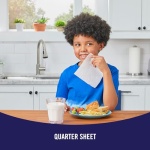 Sparkle Tear-A-Square Paper Towels, 2 Double Rolls = 4 Regular Rolls, Customizable Sheet Size Paper Towel - Image 12