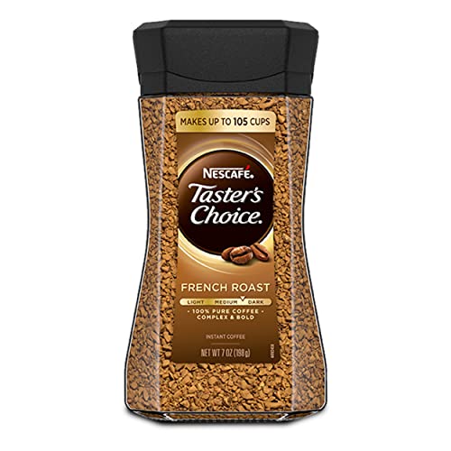 41vjBWRx6xL-1.jpg Nescafe Taster's Choice Instant Coffee, French Roast, 7 Ounce - Image 1