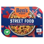 BEN'S ORIGINAL Street Food Bean & Rice Burrito Bowl, Prepared Entrée, Microwave in 90 Seconds, 9 oz​ (Pack of 6) - Image 8