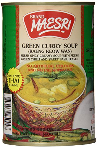 Version 1.0.0 MaeSri Green Curry Soup, 14 Ounce (Pack of 12) - Image 1
