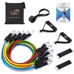 Fit Simplify Resistance Tube Bands 12 Piece Set with Instruction Booklet - Image 2
