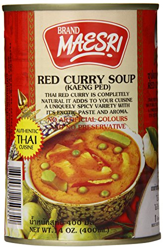 Version 1.0.0 MaeSri Red Curry Soup, 14 Ounce (Pack of 12) - Image 1