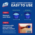 Lysol Laundry Sanitizer Additive, Bacteria-Causing Laundry Odor Eliminator, 0% Bleach Laundry Sanitizer, color, , Multi 90 Fl Oz Crisp Linen - Image 3
