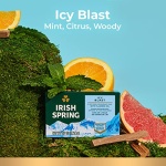 Irish Spring Icy Blast Bar Soap for Men, Mens Soap, Smell Fresh and Clean 12 Hours, Men Bars Washing Hands Body, Mild Skin, Recyclable Carton, 24 Pack, 3.7 Oz - Image 12