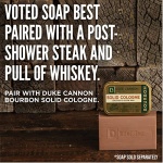 Duke Cannon Supply Co. Solid Cologne for Men Bourbon (Woodsy, Charred Oak Barrel Scent) - Concentrated Balm, Travel-Friendly Convenient Tin, Made with Natural & Organic Ingredients, 1.5 oz (1 unit) - Image 4