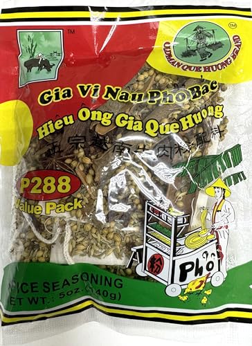 OLDMAN QUE HUONG Pho Spice Seasoning Value Pack 5oz / Gia Vi Nau Pho Bac 5oz