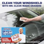 Mr. Clean Magic Eraser, Extra Durable Pro Version, Shoe, Bathroom, and Shower Cleaner, 5X Stronger Last Longer Cleaning Pads with Durafoam, 10 Count - Image 5