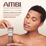 Ambi Even & Clear Advanced Fade Cream, Hydroquinone-free, Hyperpigmentation Treatment, Stubborn Dark Spot Corrector, Results In As Little 2-3 Weeks, Niacinamide, Licorice Root Extract, PHA, 1 Fl Oz - Image 9