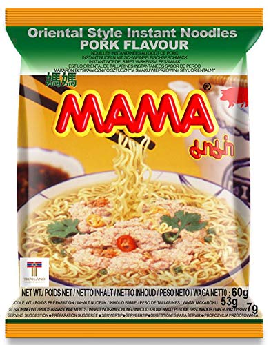 Version 1.0.0 MAMA Instant Noodles Artificial Pork Flavor,30 Pkgs.x 2.12 Oz.(60g) - Image 1
