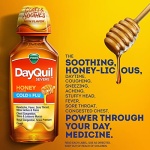 Vicks DayQuil & NyQuil Severe Combo Pack, Max Strength Cold & Flu Medicine for Fever, Sore Throat, Stuffy Nose - 2 x 12 oz Bottles - Image 4