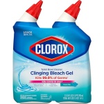 Clorox Toilet Bowl Cleaner, Clinging Bleach Gel, Ocean Mist - 24 Ounces, Pack of 2 - Image 5