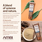 Ambi Even & Clear Advanced Fade Cream, Hydroquinone-free, Hyperpigmentation Treatment, Stubborn Dark Spot Corrector, Results In As Little 2-3 Weeks, Niacinamide, Licorice Root Extract, PHA, 1 Fl Oz - Image 6