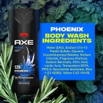 AXE Body Wash 12h Refreshing Scent Phoenix Crushed Mint and Rosemary Men's Body Wash with 100 percent Plant-Based Moisturizers 16 oz - Image 2