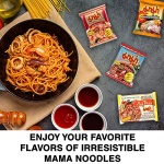 MAMA Ramen Variety 15 Pack, Free Snacks Included, Shrimp Tom Yum, Shrimp Creamy Tom Yum, Duck, Pork (Mama Party Time 15 packs Mix) Student Care Package - Image 4