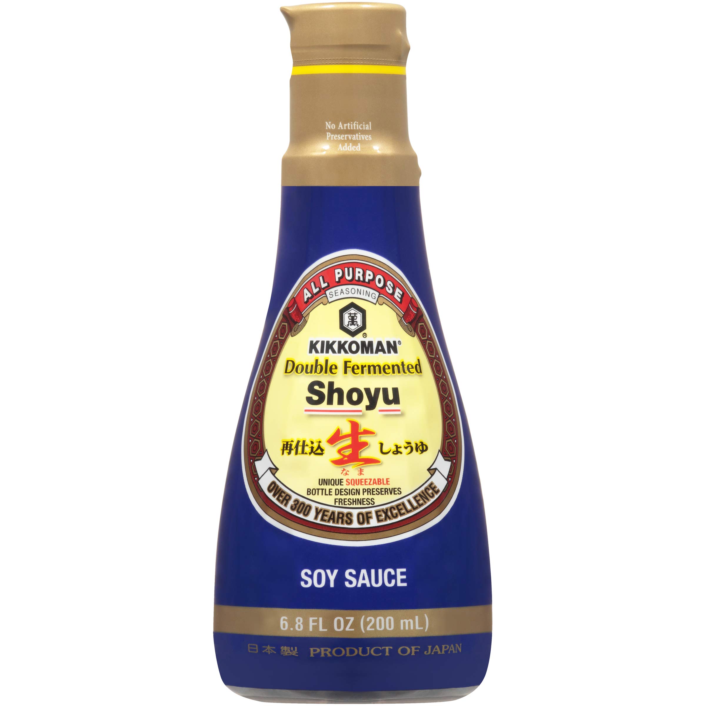 Version 1.0.0 Kikkoman Sauce Soy Double Fermentd, 6.8 Fl Oz (Pack Of 6) - Image 1