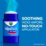 Vicks VapoStick, Solid Balm, No Mess, Soothing Non-Medicated Vicks Vapors, Easy-To-Use No-Touch Applicator, Quick Dry, Lightweight Skin Feel, 1.25oz x 2 - Image 7