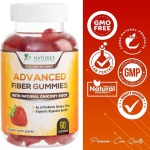 Fiber Gummies for Adults 4g, Daily Prebiotic Gummy Fiber Supplement, Digestive Health Support - Plant Based Soluble Fiber, Supports Regularity & Digestion for Adults Non-GMO - 60 Gummies - Image 3