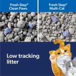 Fresh Step Clean Paws Cat Litter with Febreze Freshness, Advanced Multi Cat Low Tracking Clumping Litter, 37 lbs. (2 x 18.5 lb. Box) - Image 14