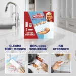 Mr. Clean Magic Eraser, Extra Durable, Shoe, Bathroom, Shower, and Car Window and Windshield Cleaner, Cleaning Pads with Durafoam, 10 Count - Image 7