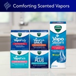 Vicks VapoSteam Medicated Liquid with Camphor, a Cough Suppressant, 8 Oz – VapoSteam Liquid Helps Relieve Coughing, for Use in Vicks Vaporizers and Humidifiers - Image 6