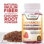 Fiber Gummies for Adults 4g, Daily Prebiotic Gummy Fiber Supplement, Digestive Health Support - Plant Based Soluble Fiber, Supports Regularity & Digestion for Adults Non-GMO - 60 Gummies - Image 6