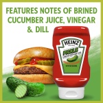 Heinz Tomato Ketchup with Pickle Seasoning, 13.5 oz Bottle - Image 8